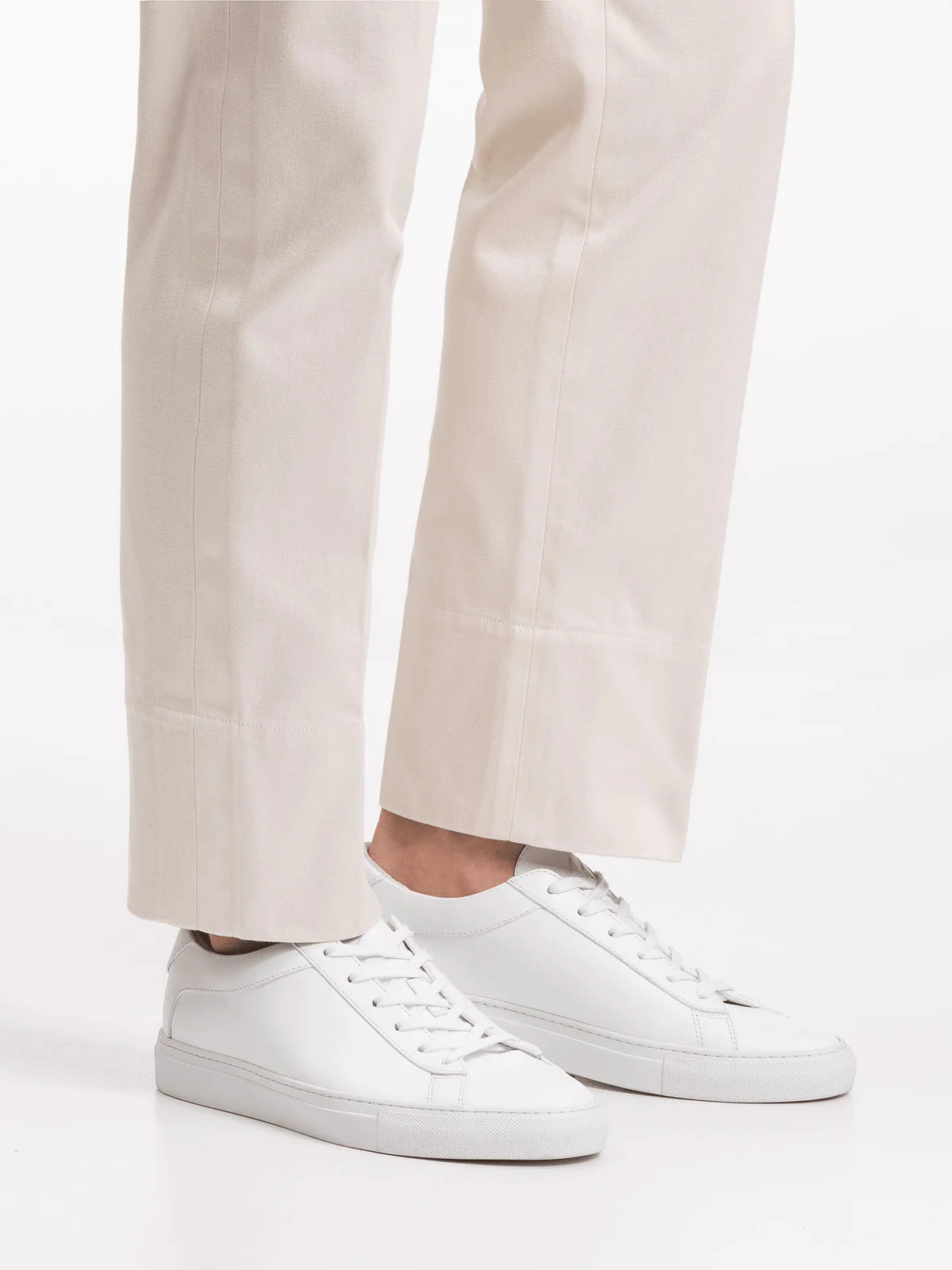 Koio Sneakers “Capri” Triple White - pelle bianca - Koio