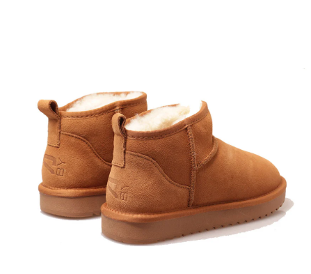 Massimo Santini Stivaletti Penny - vera pelle marrone cammello - Massimo Santini