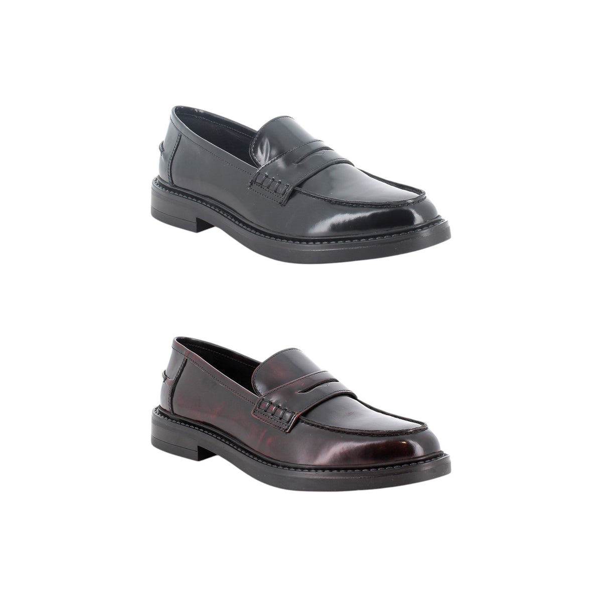 Igi&co Mocassino da Donna / Nero e Bordeaux - Igi&co