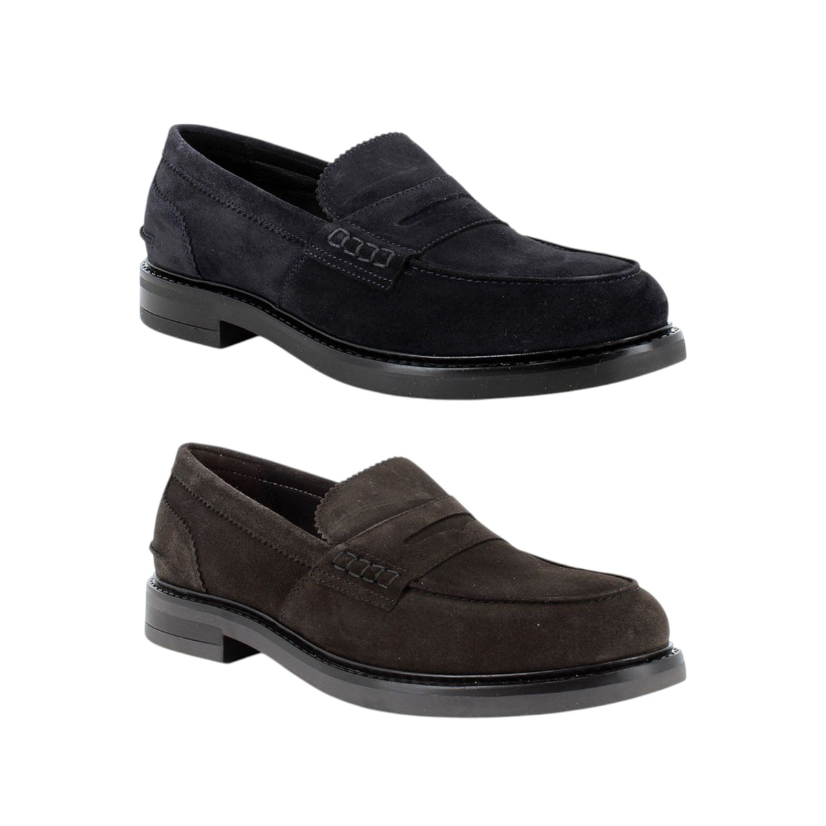 Igi&co Mocassino scamosciato da uomo /Blu e Marrone - Igi&co
