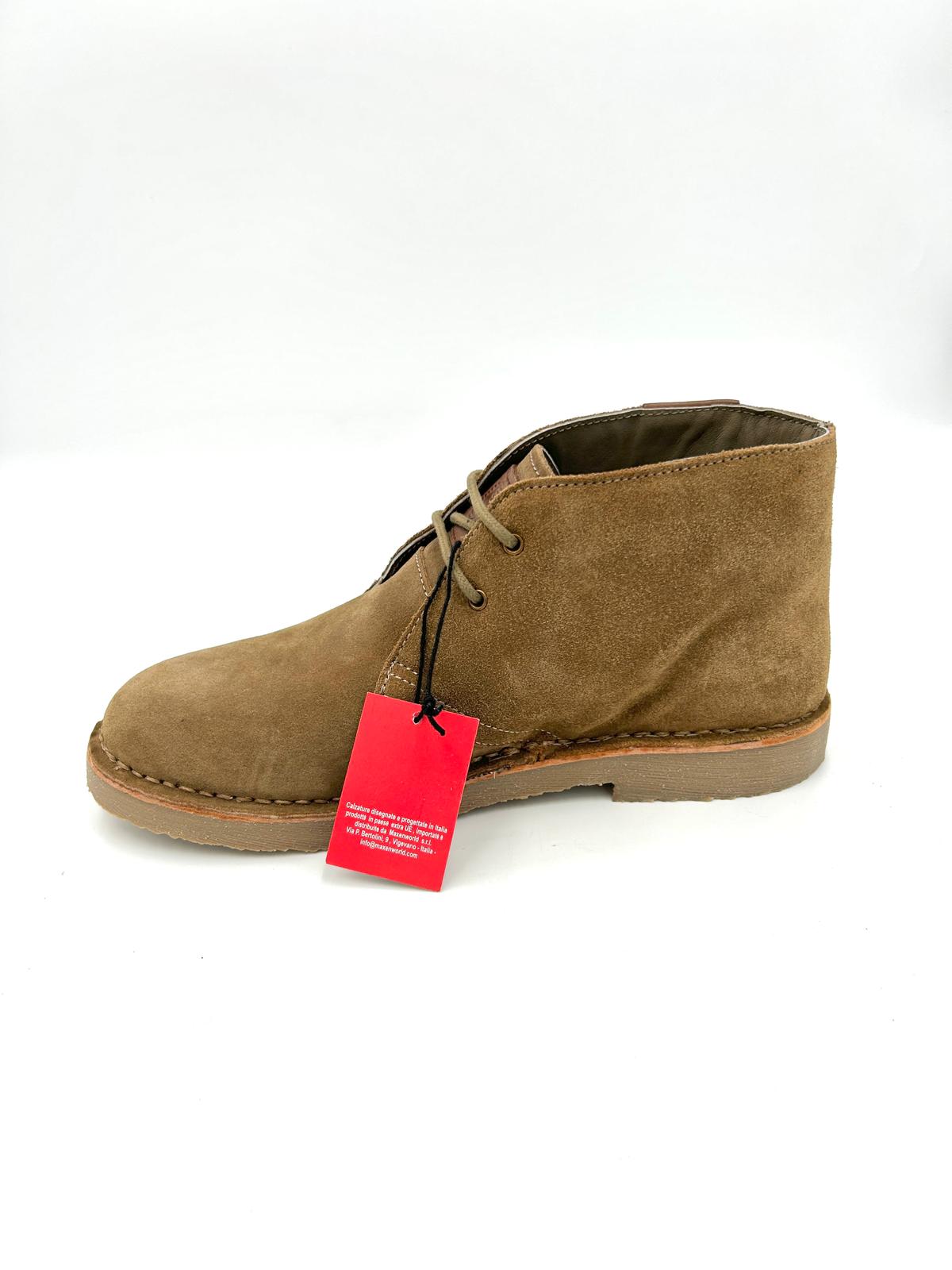 Canguro Polacchino in vera pelle - marrone chiaro - Canguro