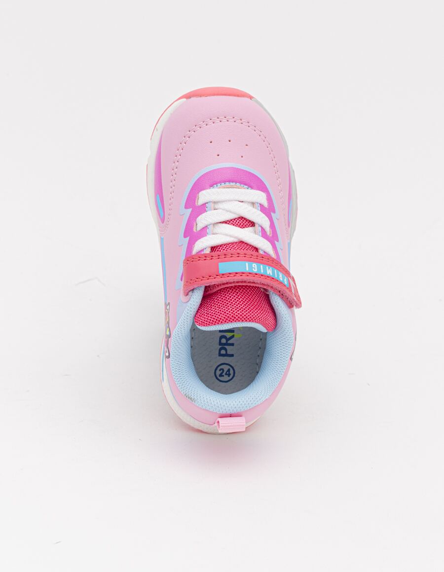 Primigi Scarpetta Sneakers Unicorno chiusura strappo - rosa (con luci) - Primigi