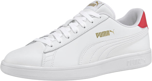 Puma Sneakers Smash v2 L - white high risk red gold - Puma