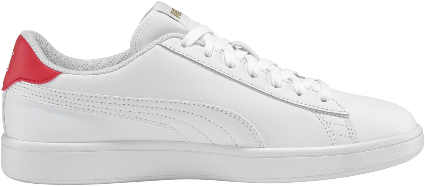 Puma Sneakers Smash v2 L - white high risk red gold - Puma