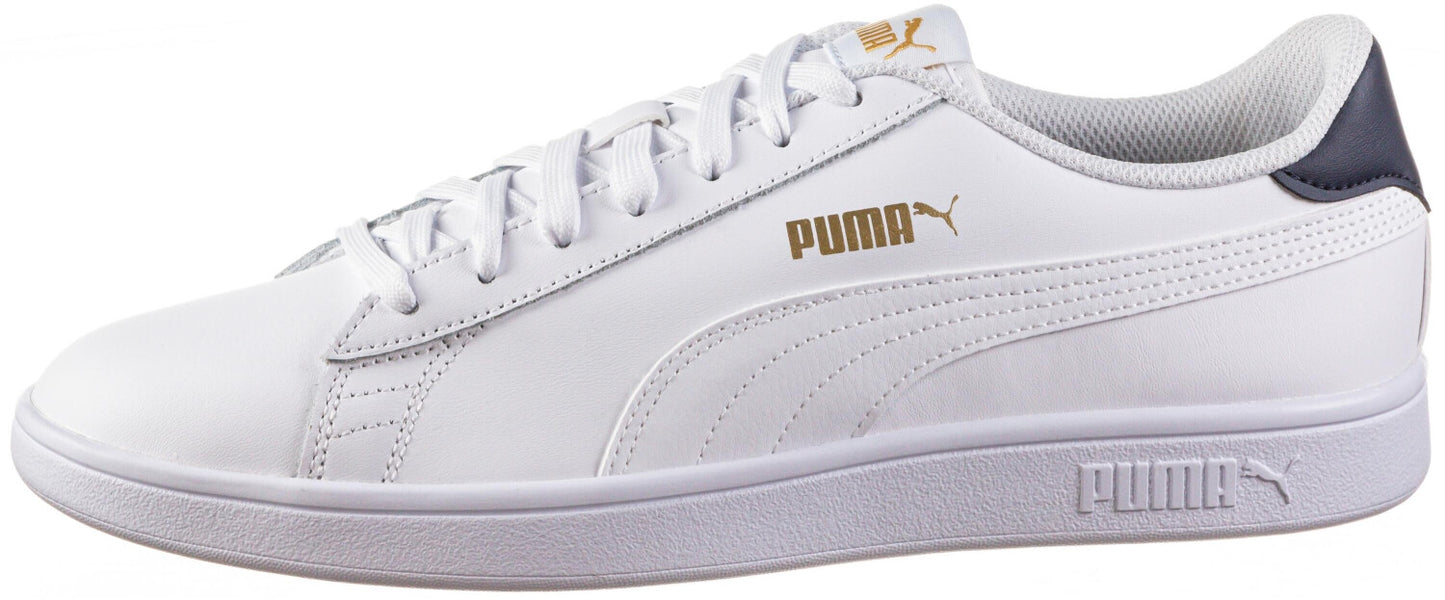 Puma Sneakers Smash v2 L White Peacoat gold - Puma