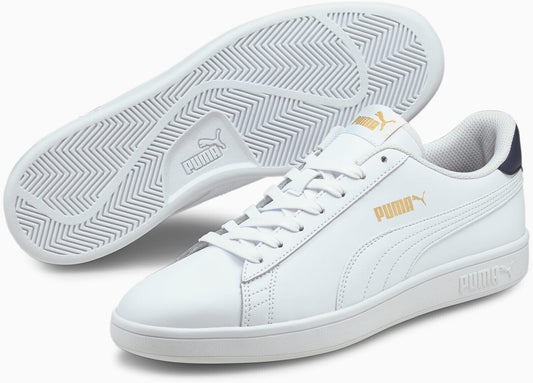 Puma Sneakers Smash v2 L White Peacoat gold - Puma