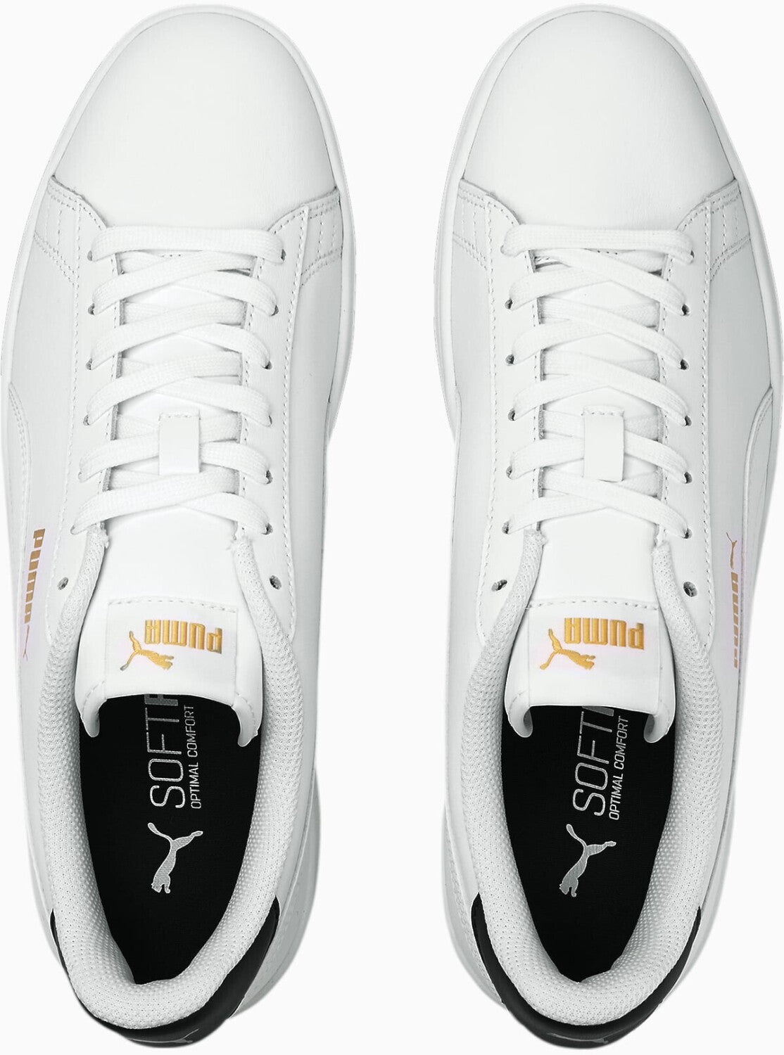 Puma Sneakers Smash v2 L White Peacoat gold - Puma