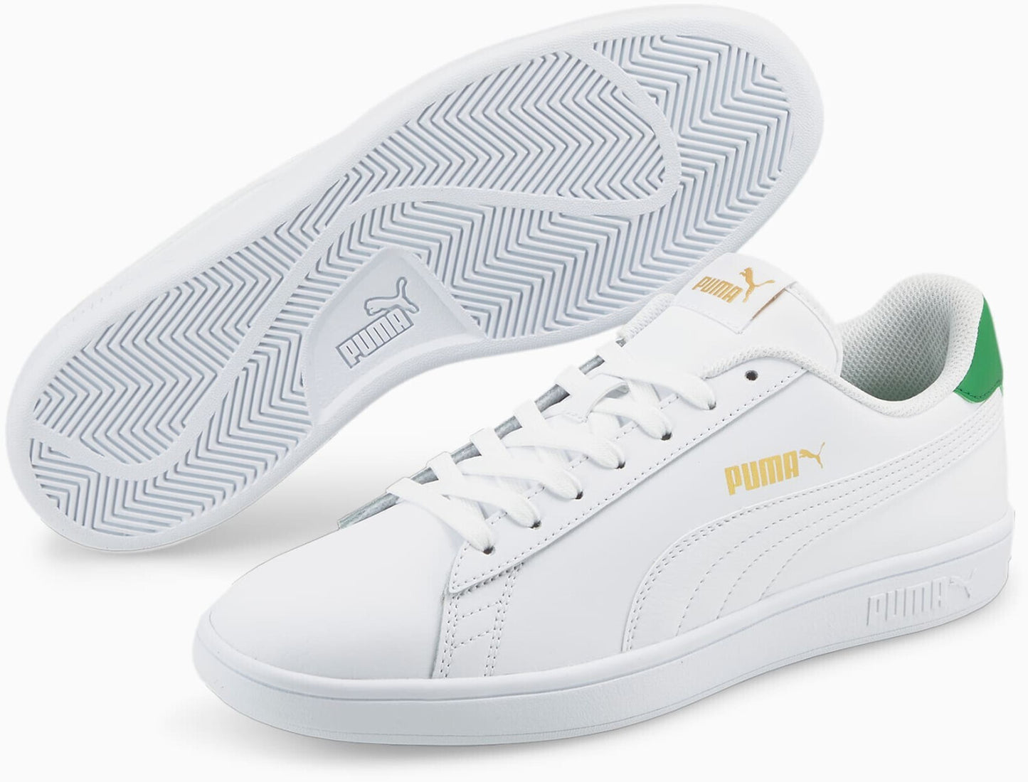 Puma Sneakers Smash v2 L White Amazon Green - Puma