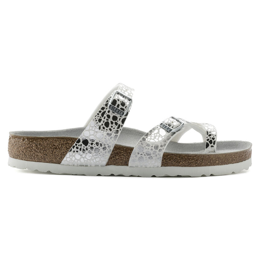 Birkenstock mayari best sale metallic stones silver