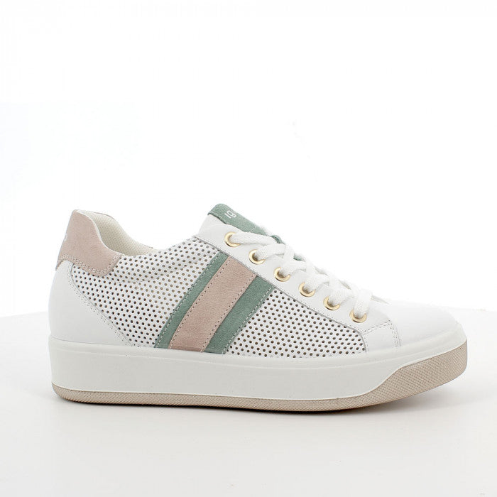 Igi&co sneaker nappa soft - green and pink - Igi&co