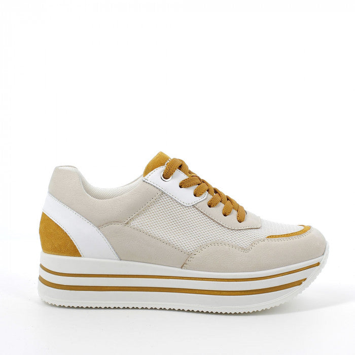 Igi&co sneaker platform beige - Igi&co