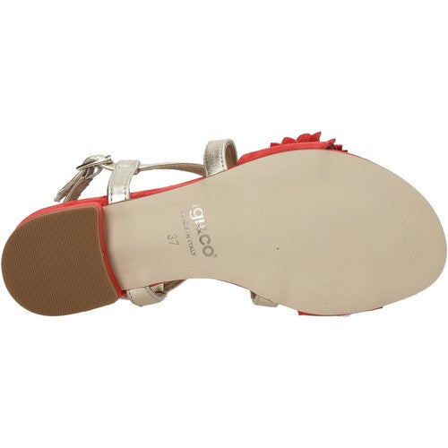 Igi&co sandalo rosso tacco basso (sottopiede soft) - Igi&co