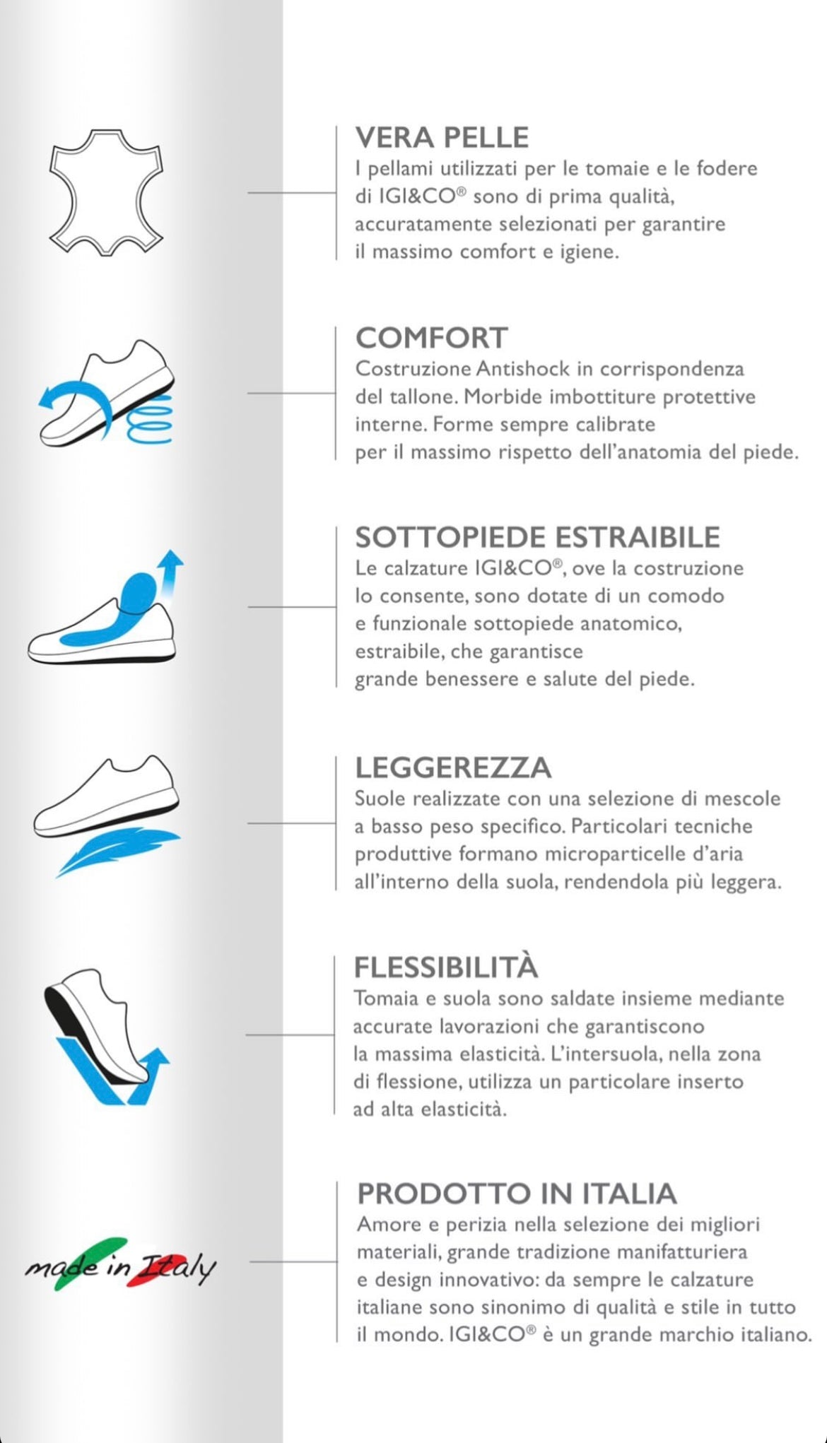 Igi&co Sneakers con zeppa tessuto elasticizzato - argento - Igi&co