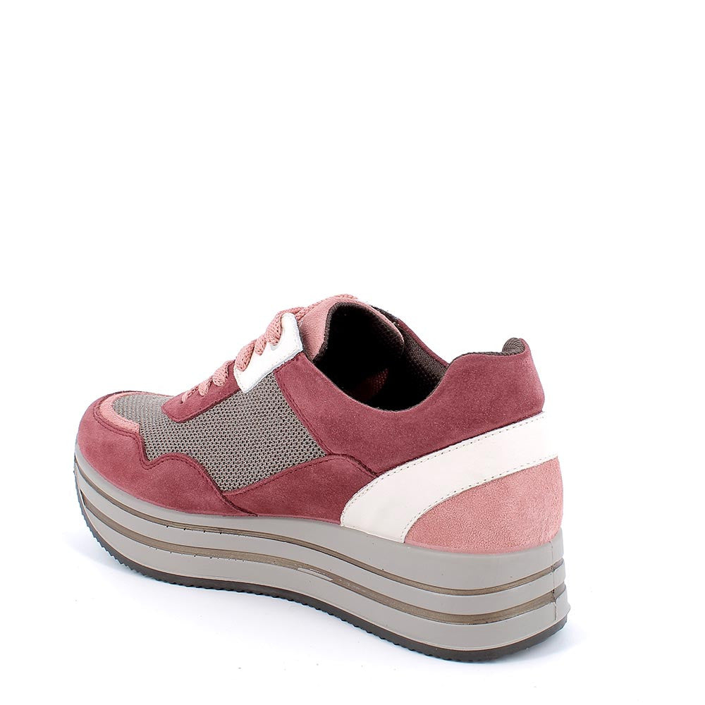 Igi&co Sneakers Platform - scamosciato rosa - Igi&co