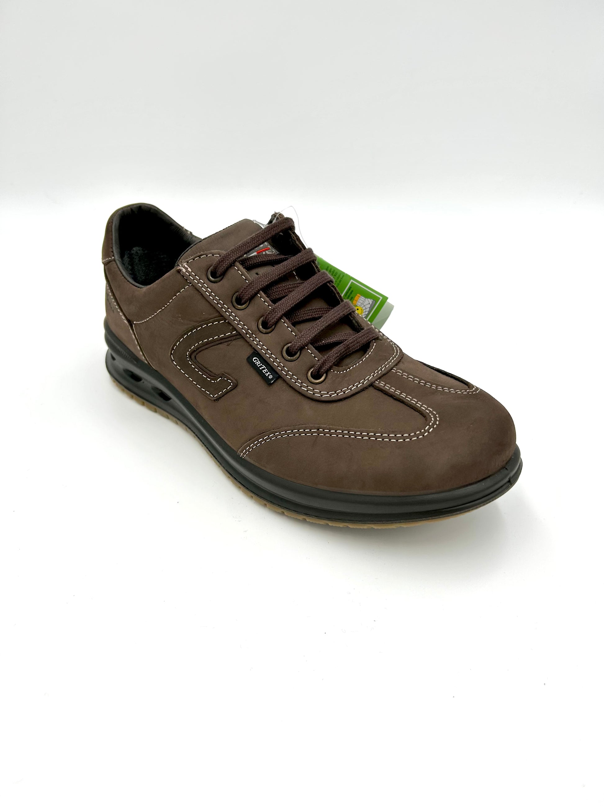 Grisport ACTIVE (gritex) sneakers in pelle morbida - marrone - Grisport