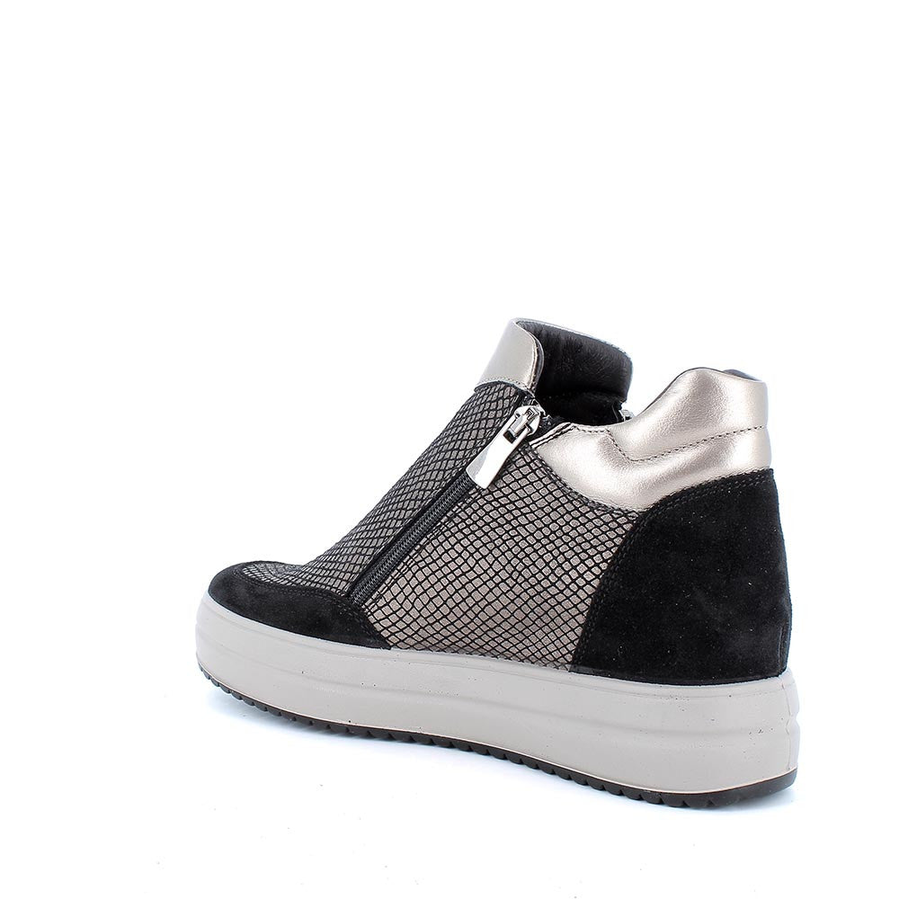 Converse con zeppa outlet interna in pelle