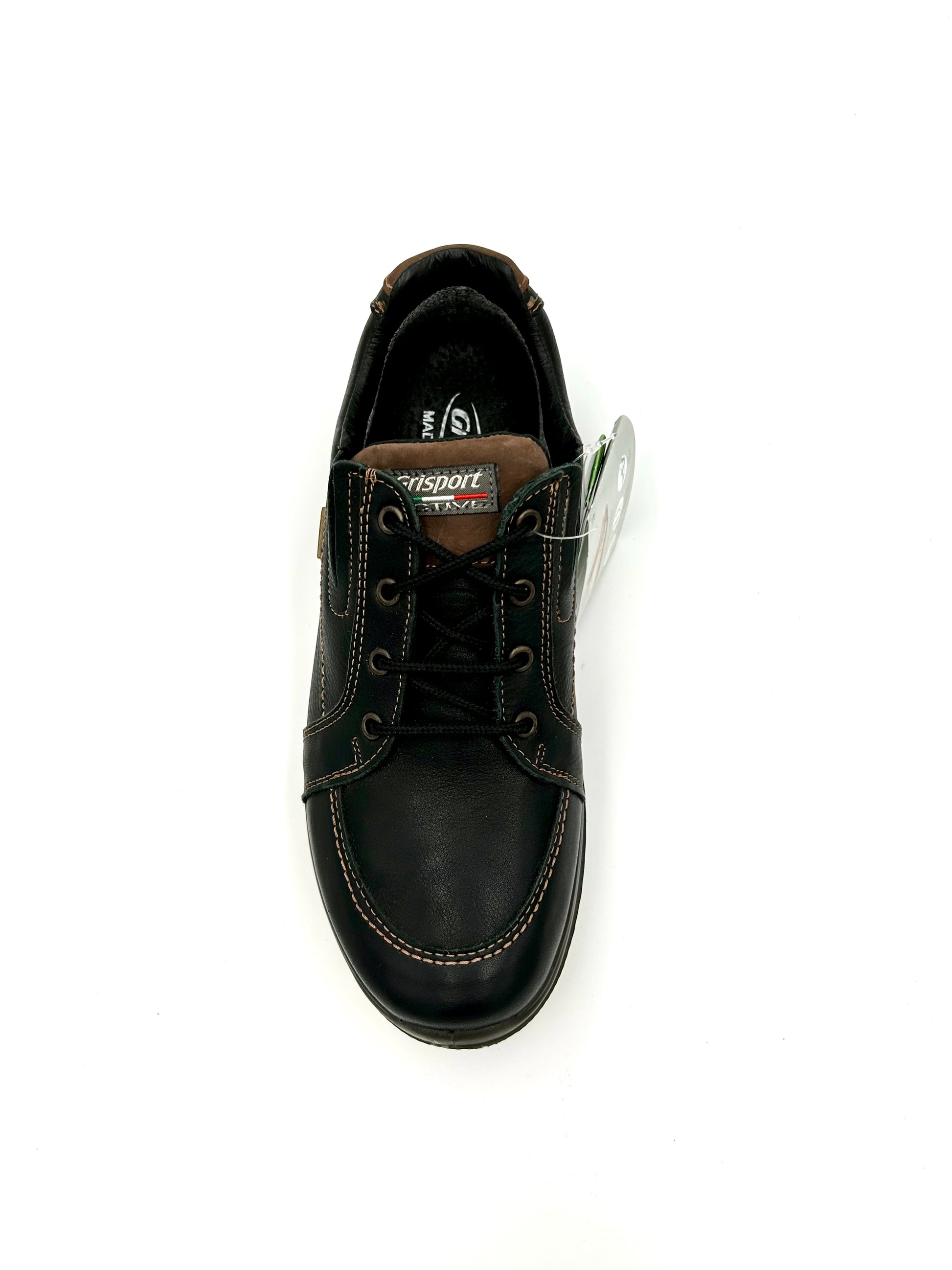 Grisport ACTIVE (gritex) Sneaker con lacci ed inserti elasticizzata - in pelle marrone - Grisport