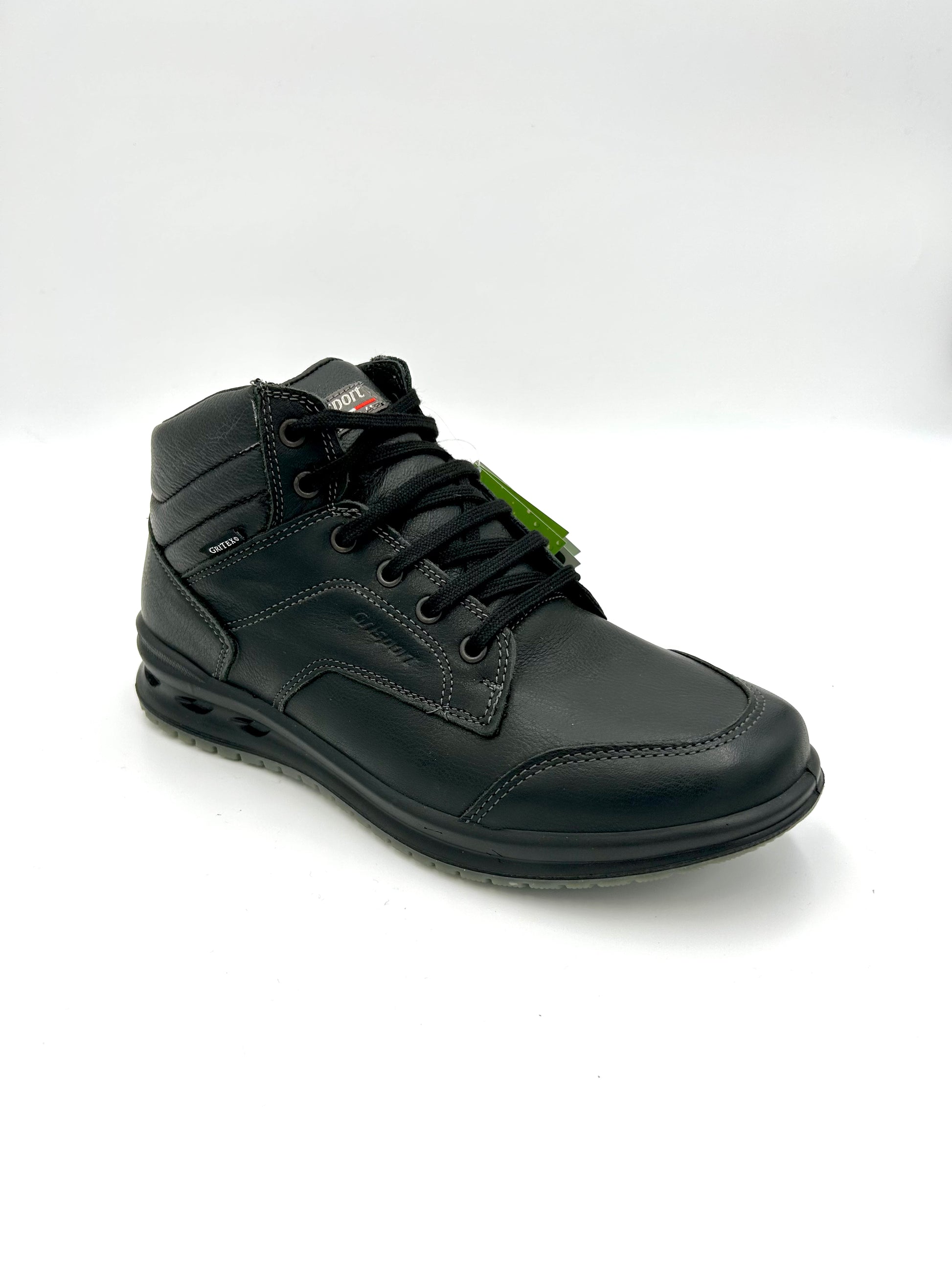 Grisport ACTIVE (gritex) Sneaker alta in pelle nera - Grisport
