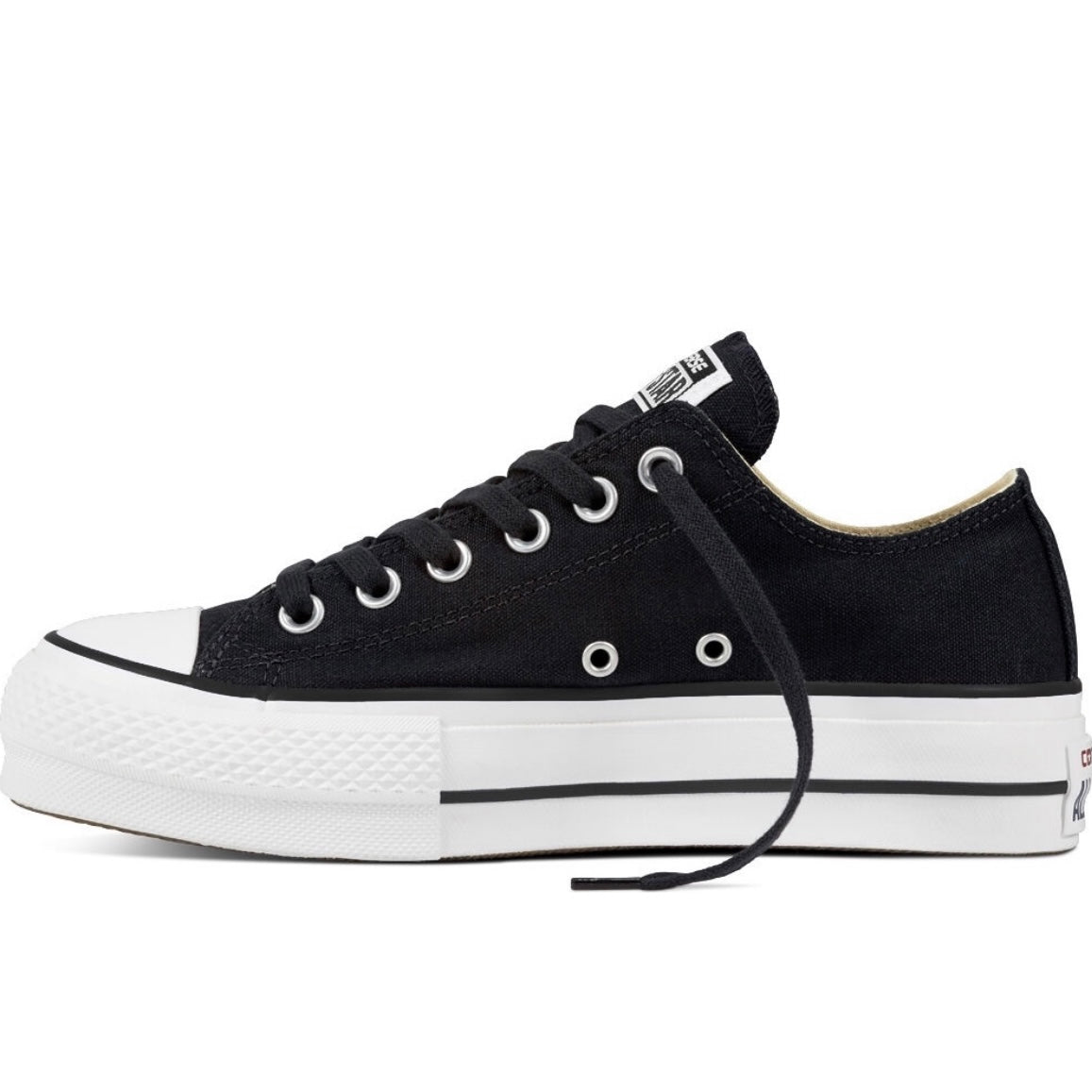 Converse Chuck Taylor All Star Platform Canvas Low Top black - Converse